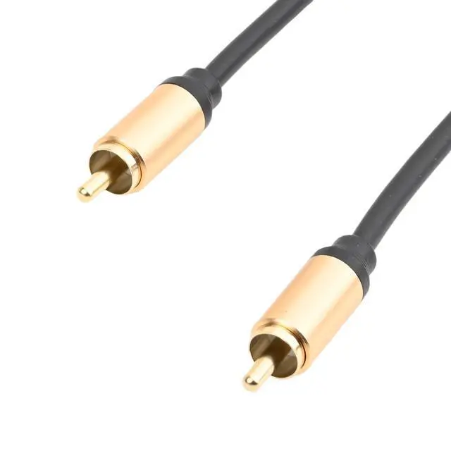 Alt view image 3 of 7 - Upgraded Audio Video Cable,RCA Coaxial Cable with Male to Male 24K Gold Plated Plug,Video/Audio AV Extension Shielded Cord for Subwoofer Rear View Parking Camera (5m/16ft)