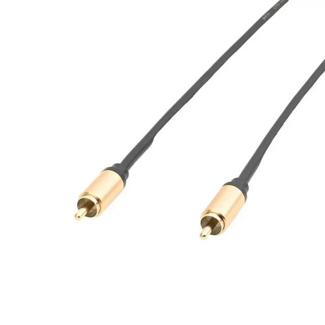 Alt view image 4 of 7 - Upgraded Audio Video Cable,RCA Coaxial Cable with Male to Male 24K Gold Plated Plug,Video/Audio AV Extension Shielded Cord for Subwoofer Rear View Parking Camera (5m/16ft)