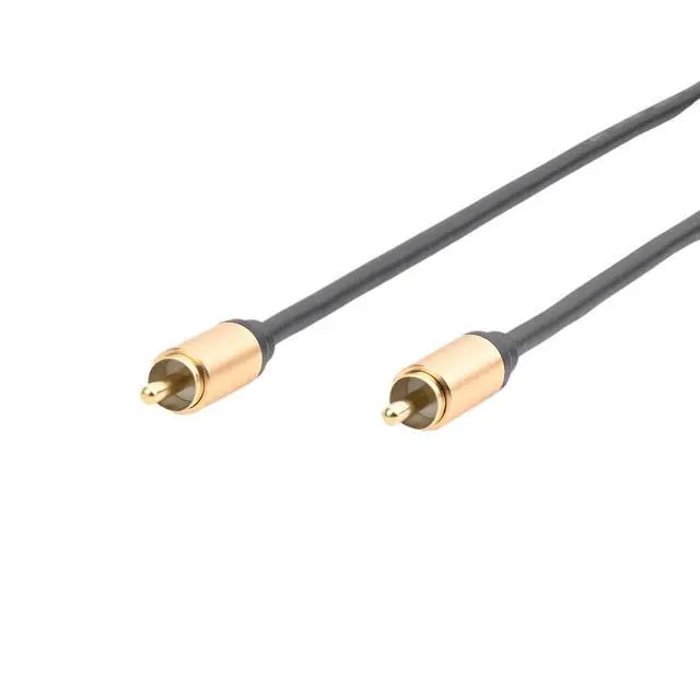 Alt view image 7 of 7 - Upgraded Audio Video Cable,RCA Coaxial Cable with Male to Male 24K Gold Plated Plug,Video/Audio AV Extension Shielded Cord for Subwoofer Rear View Parking Camera (5m/16ft)