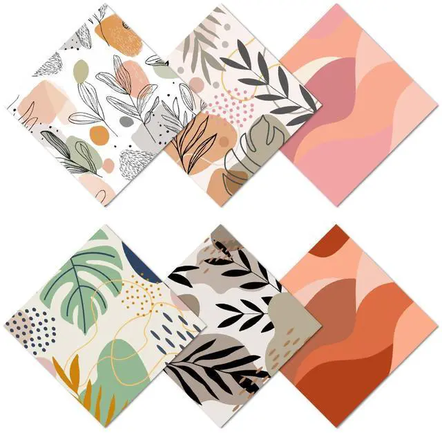 Main image of 6 Pcs Thickened Glasses Cleaning Cloth Boho Design Microfiber Cleaning Cloth Aesthetic Eyeglass Cleaning Cloths Soft Wipes for Reusable Women Eyeglass Phone Screens Camera Lens 6x6in