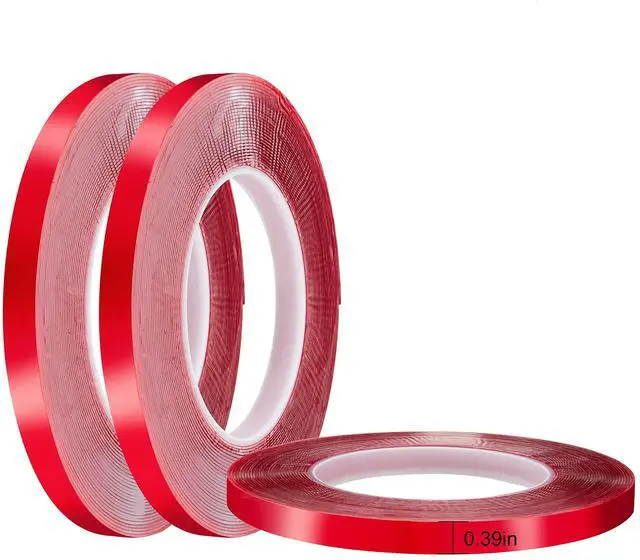 Main image of 33 Feet Acrylic Double Sided Heavy Duty Mounting Tape (Pack of 3) Weatherproof for Outdoor & Indoor, Holds Heavy Stuff in Cold & Hot Condition, Removable & Residue-Free (0.4inch)