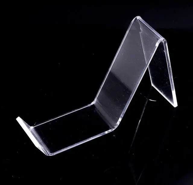 Alt view image 2 of 3 - 10x Clear Acrylic Shoe Retail Shop Display Rack Show Stand Sandal Riser Support