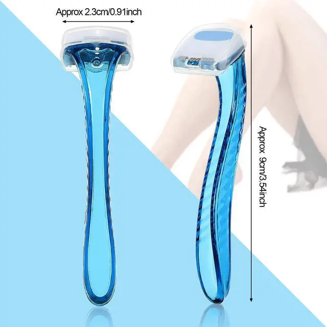 Alt view image 2 of 7 - 30 Pieces Bikini Razors Bikini Trimmer for Women Small Disposable Travel Accessories Armpit Hair Removal Beauty for Body Cosmetic Tool(Light Blue, Light Yellow, Light Pink, Rose, Deep Pink)