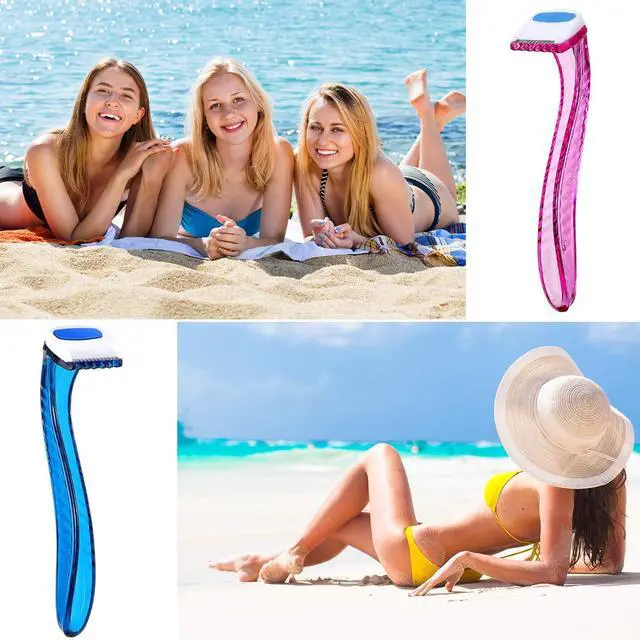 Alt view image 7 of 7 - 30 Pieces Bikini Razors Bikini Trimmer for Women Small Disposable Travel Accessories Armpit Hair Removal Beauty for Body Cosmetic Tool(Light Blue, Light Yellow, Light Pink, Rose, Deep Pink)