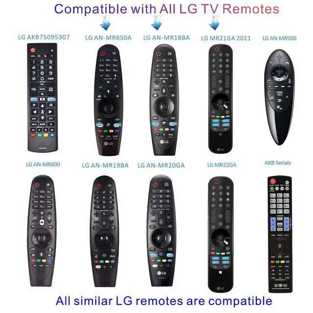 Alt view image 4 of 6 - Replacement for LG Remote Control, Pack of 2, 2026-2005, Universal