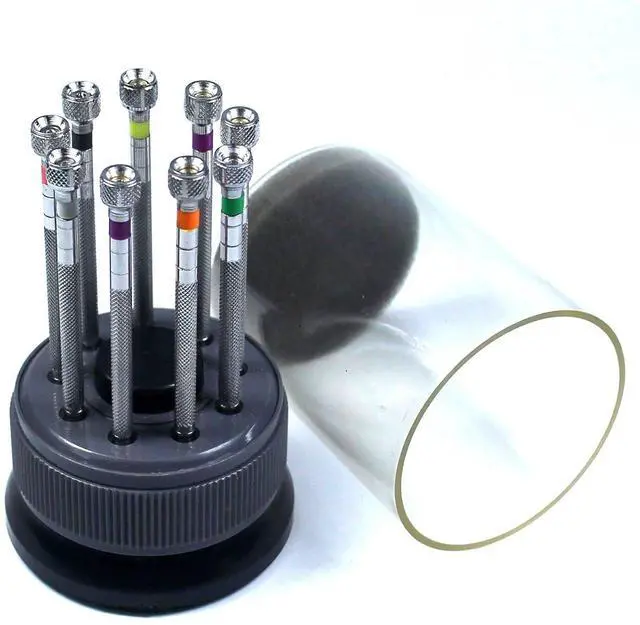 Main image of pcs Precision Watch Flat Blade Slotted Screwdriver Set Watchmakers Tools