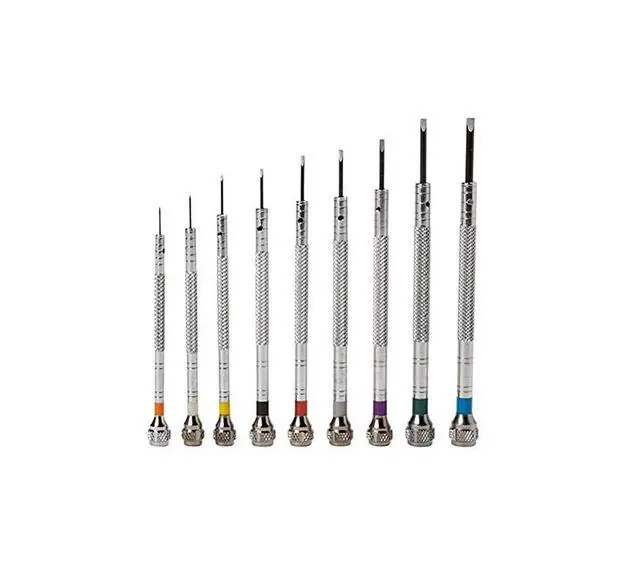 Alt view image 4 of 4 - pcs Precision Watch Flat Blade Slotted Screwdriver Set Watchmakers Tools