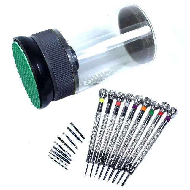 Alt view image 2 of 4 - pcs Precision Watch Flat Blade Slotted Screwdriver Set Watchmakers Tools