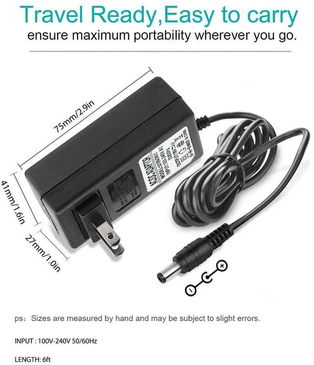 Alt view image 5 of 5 - 20V DC Adapter Fit for Sony SRS-XG500 SRSXG500 Power Cord,for Sony x-series Party Speaker, Bose Solo 5 TV Sound System Speaker 418775 732522-1110 7325221110 Replacement Speakers Charger Charging Cable