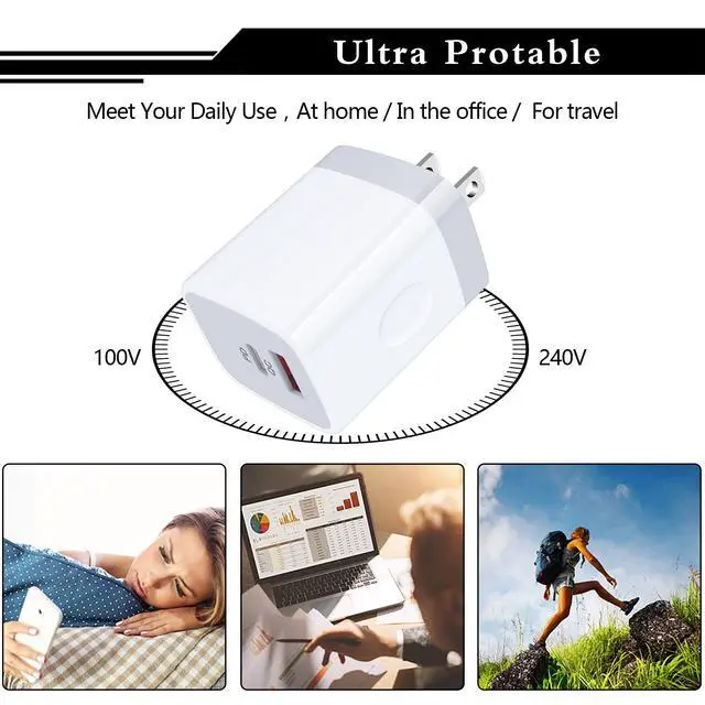 Alt view image 7 of 7 - 20W Fast USB C Charger for Pixel 9 8 7 6 Pro 8a 7a 6a,Dual Port PD 3.0 Type C Wall Charger Plug Quick Charging Block for iPhone 16 15 14 13 12 11 Pro Max,SE,8,Samsung Galaxy S24 S23 S22 Ultra S21 S20