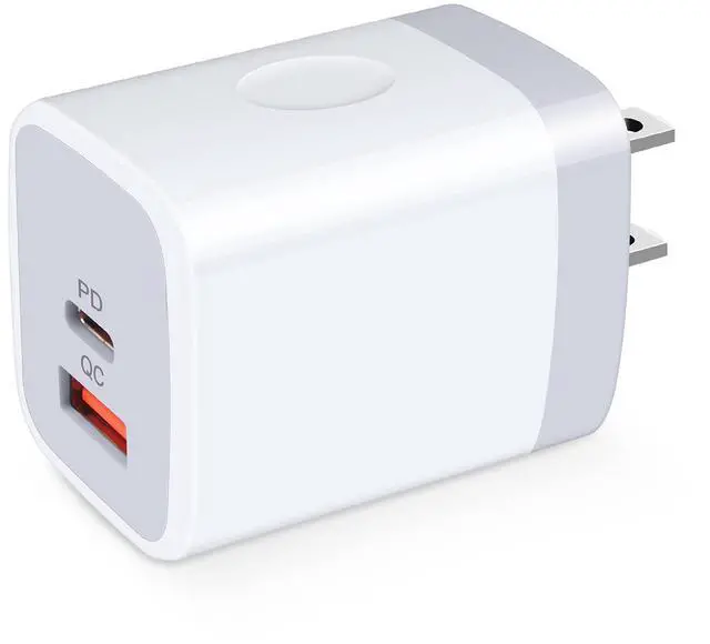 Main image of 20W Fast USB C Charger for Pixel 9 8 7 6 Pro 8a 7a 6a,Dual Port PD 3.0 Type C Wall Charger Plug Quick Charging Block for iPhone 16 15 14 13 12 11 Pro Max,SE,8,Samsung Galaxy S24 S23 S22 Ultra S21 S20