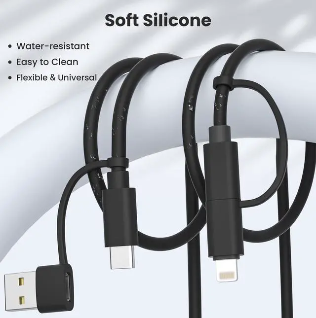 Alt view image 6 of 7 - for Airpods 4 Pro Charger Cable,USB C Charging Power Cord 6.6FT