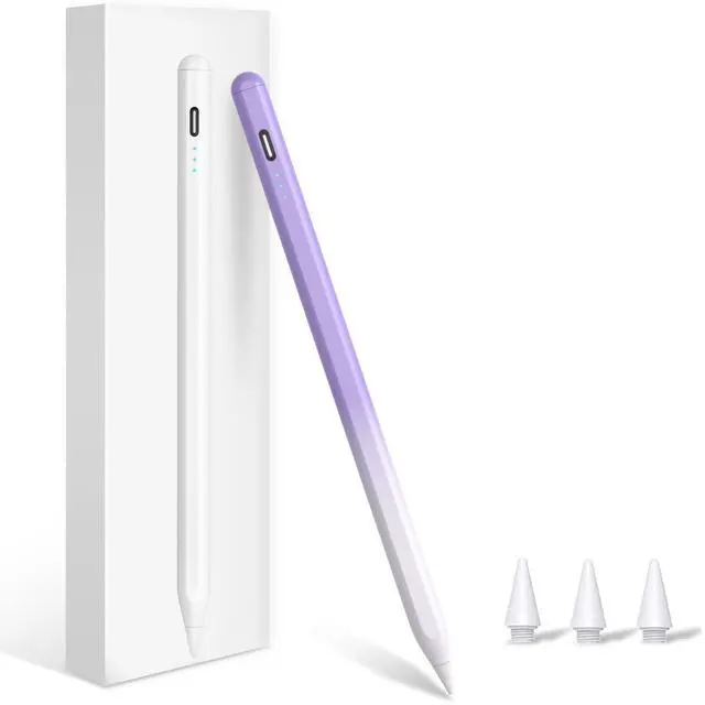 Main image of Stylus Pen for iPad (2026-2018), Fast Charge Pencil for iPad A16 11th/10/9/8/7/6 Gen, Air M4/M3/M2/11/13"/5/4/3rd, Pro M4 M5 11"/13"/12.9", Mini A17 Pro 7/6/5th, Palm Rejection Tilt Sensitivity