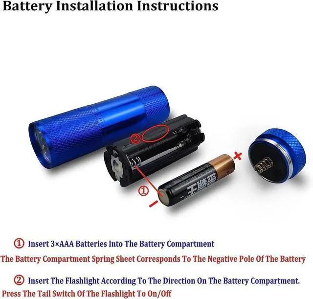 Alt view image 6 of 6 - Uv Flashlight for Resin, UV Light for Resin Curing Lamp for Crafts,Jewelry Making,Uv Cure for Nails,Miniverse Small Black Light 365nm 405nm