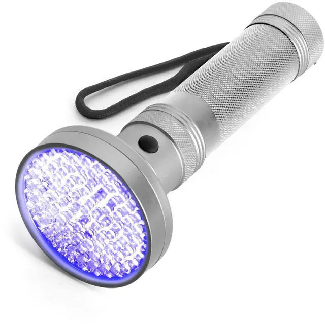 Main image of 100 LED 395nm UV Flashlight Black Light, Portable Ultraviolet Torch for Pet Urine Detection, Stains, Scorpions, and Bed Bugs High Power UV Lamp (Batteries Not Included)