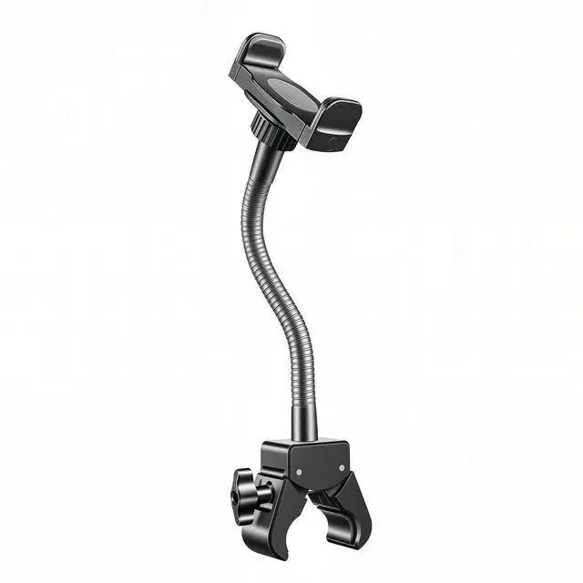 Main image of KBC1417 Phone Holder for Mic Stand, 9-Inch Gooseneck, Super Clamp