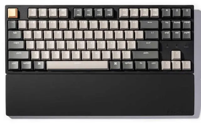 Main image of Ergonomic Silicone Wrist Rest for Keychron K8 / K8 Pro / K8 Max / K8 HE/ C1 / C1 Pro / L4, 14.09" Honeycomb Non-Slip Palm Rest, 80% TKL Mechanical Keyboards Support with Typing Pain Relief