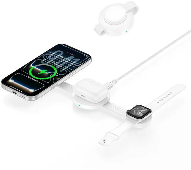 Main image of Wireless Charger 3 in 1 for iPhone Magnetic Wireless Charging Pad for Apple
