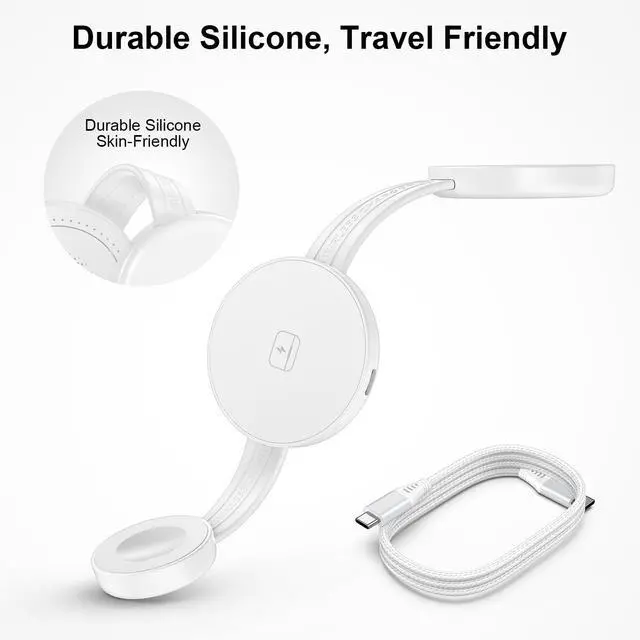 Alt view image 5 of 7 - Wireless Charger 3 in 1 for iPhone Magnetic Wireless Charging Pad for Apple