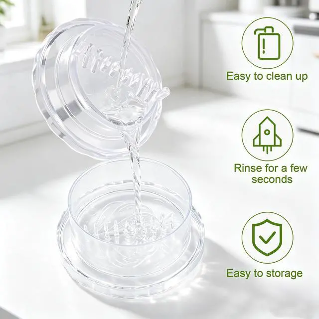 Alt view image 4 of 7 - 2PCS Clear Manual Garlic Twister
