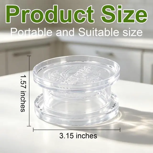 Alt view image 2 of 7 - 2PCS Clear Manual Garlic Twister
