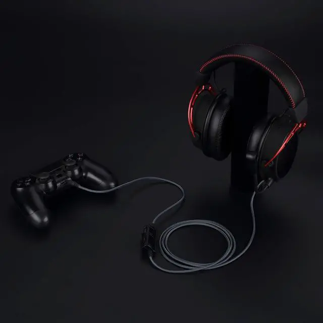 Alt view image 3 of 7 - Cable Boom Microphone Compatible with HyperX Cloud Flight | 3.5mm Jack Headphone - Volume Control for Playstation PS4 or Xbox One Controller, PC, Tablet,Laptop,Smartphone - Boompro Gaming Mic (150CM)