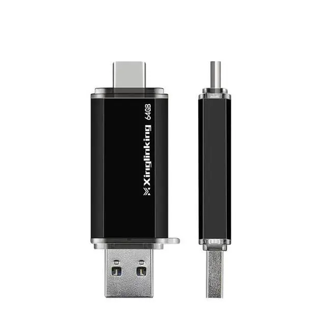 Alt view image 3 of 7 - Dual USB Flash Drive USB C & USB A 2-in-1, Thumb Drive for Type-C Phones, PC, External Storage for Photos/Videos/Files