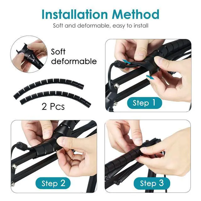 Alt view image 3 of 7 - Microphone Boom Arm with Cable Management Adjustable Scissor Mic Stand Compatible with Fifine K669B/K670/K683A/K658/K688, AmpliGame A6V/A8, AM8 & Other USB/XLR Microphones by YOUSHARES