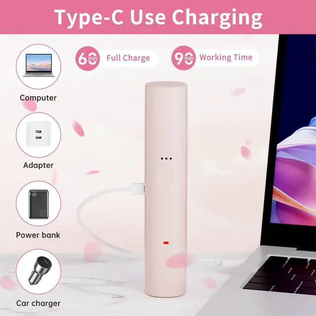 Alt view image 5 of 7 - Bikini Trimmer for Women Pubic Hair - 2 in-1 Electric Razors for Women - Rechargeable Dual Head Electric Shaver - Waterproof Bikini Trimmer for Underarm Leg Arm Body Face Armpit Hair Remover