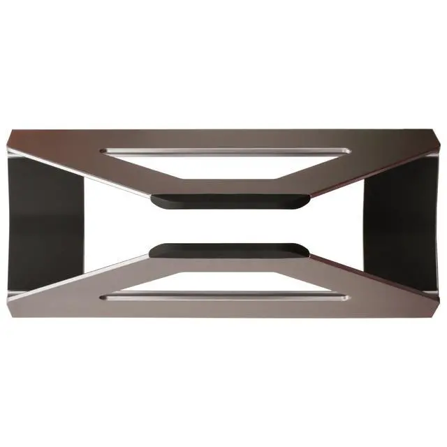 Alt view image 6 of 6 - Vertical Laptop Stand, Space Saving Holder for MacBook with Tool-Free Width Adjustment, Pretty Anodized Aluminum for Desk, Universal Fit for 10-17" Laptop