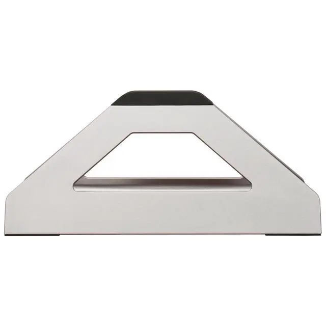 Alt view image 5 of 6 - Vertical Laptop Stand, Space Saving Holder for MacBook with Tool-Free Width Adjustment, Pretty Anodized Aluminum for Desk, Universal Fit for 10-17" Laptop