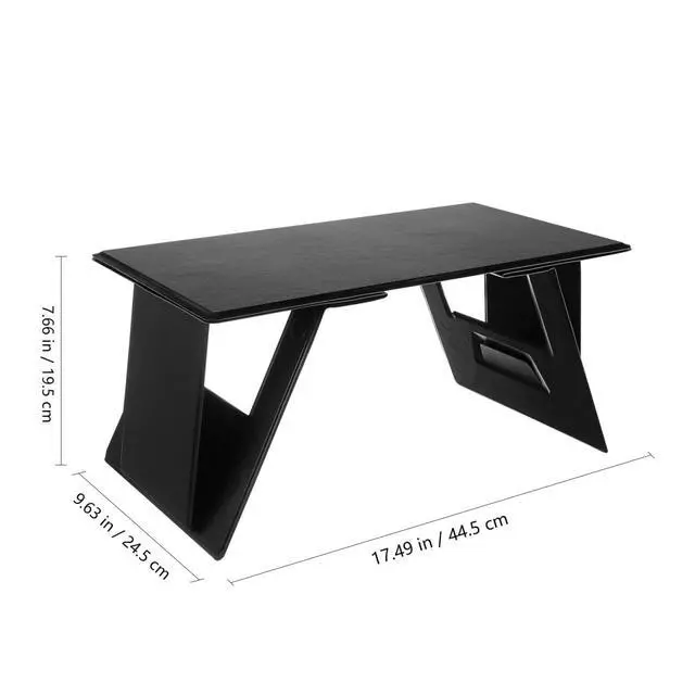 Alt view image 2 of 7 - Portable Laptop Stand Foldable Laptop Desk for Bed and Couch, Adjustable Holder with Anti-Slip Design, Lightweight and Durable for Students & Professionals