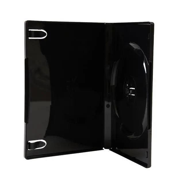 Alt view image 2 of 7 - Premium Grade Shiny Black Single CD DVD Blu-ray Disc Case, 14mm (10)