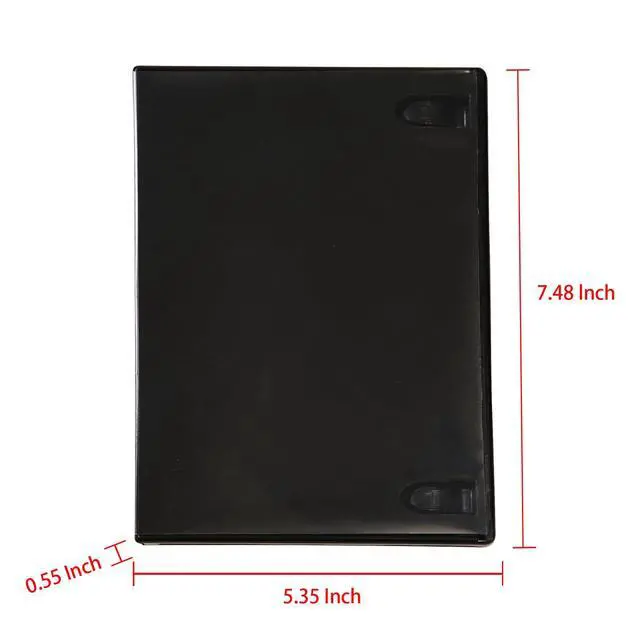 Alt view image 6 of 7 - Premium Grade Shiny Black Single CD DVD Blu-ray Disc Case, 14mm (10)