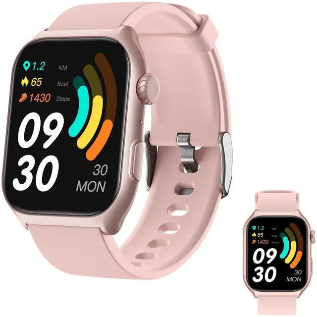 Main image of Fitness Tracker Smart Watch (Answer/Make Call) with Heart Rate Monitor/Step Counter/Calories, Activity Tracker Sleep Monitor, IP68, Health Tracker Pedometer Stopwatch for Man Women
