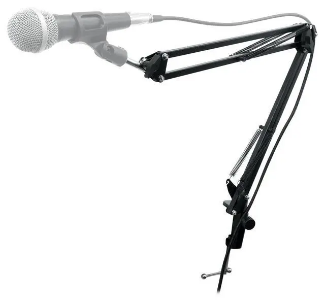 Alt view image 6 of 7 - Microphone Boom Arm Studio Podcast USB Mic Stand+Desk Clamp (30")
