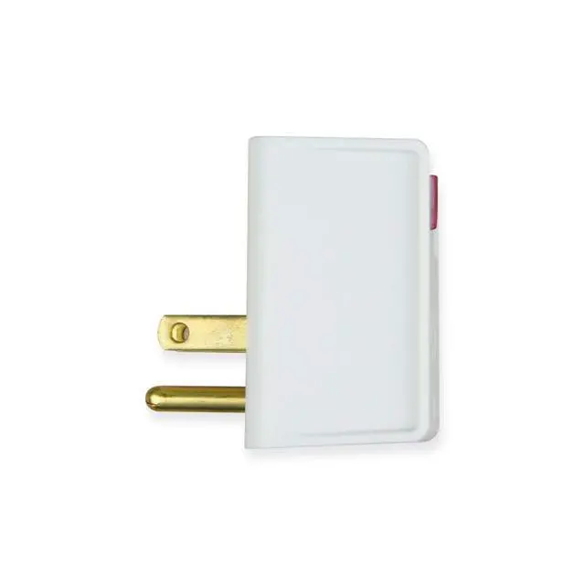 Alt view image 3 of 5 - Grounded Single Port Power Adapter with On/Off Switch, 3-Prong Plug Outlet Switch, 15A Circuit Breaker, ETL Listed, 2 Pack