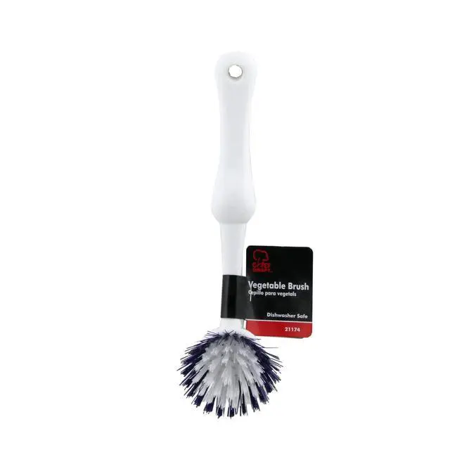 Alt view image 2 of 2 - Select Vegetable and Pan Brush, 9.5 inch, White