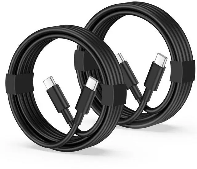 Main image of USB C to USB C Cable, 2Pack 60W Fast Charging for iPhone 17 16 Charger Cord