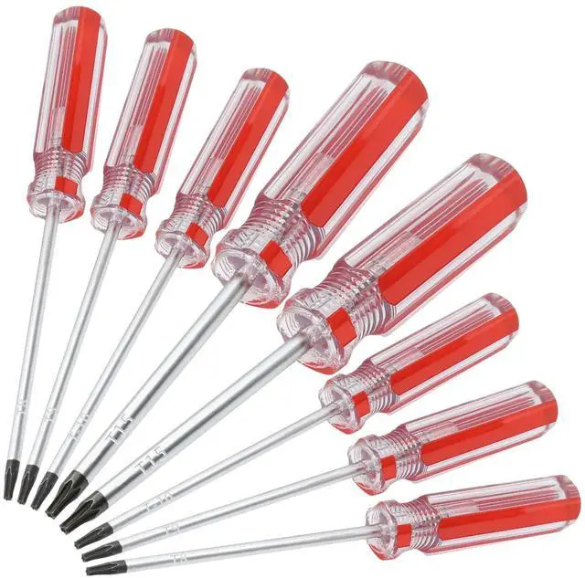 Main image of 8 PCS 4 Sizes Magnetic Torx Screwdrivers Set,T8T9T10T15 Torx