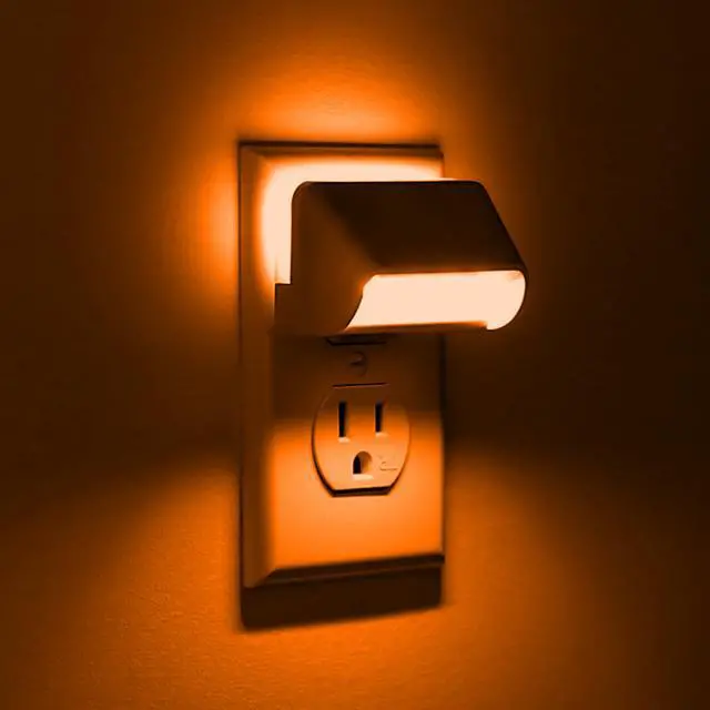 Main image of Amber Night Light Plug in, Dual Light Modes Adjustable, Dusk to Dawn Sensor, Automatic ON Off, 2 Pack Night Lights Plug into Wall for Bedroom, Bathroom, Kitchen, Hallway, Stairway