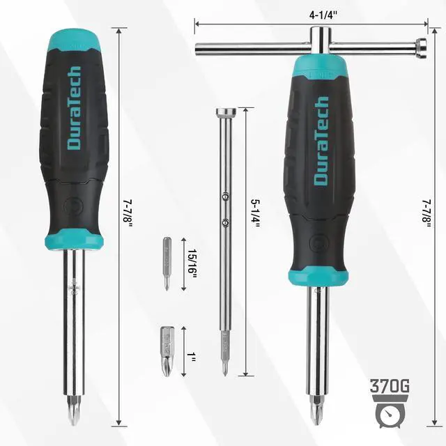 Alt view image 5 of 7 - Multi-Bit Screwdriver Set, 18-in-1 Precision T-Bar Repair Tool