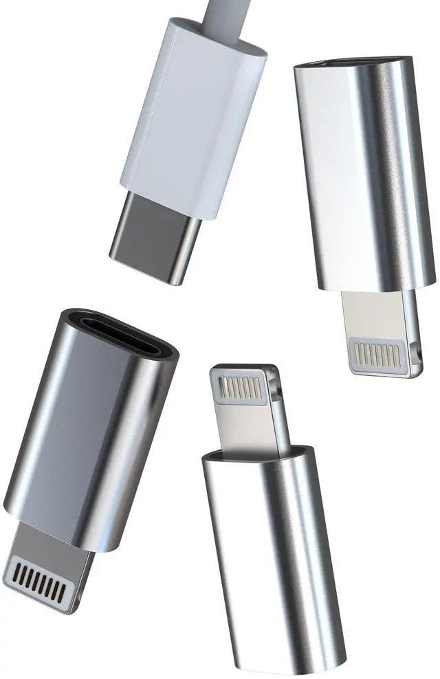 Main image of Lightning Male to USB C Female Charging Adapter(3 Pack) for iPhone 14 13 12 11 Pro Max Mini 8 Plus for iPad Air X Xs Xr Se Type C Port Charger Cable Converter Charge Cord Data Sync Connector