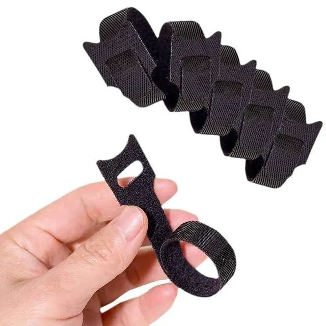 Alt view image 7 of 7 - 34pcs Cord Management Organizer Kit, Reusable Cable Ties Wire Organizer Set with Self-Adhesive Cable Clips for Desk Computer TV Home Office