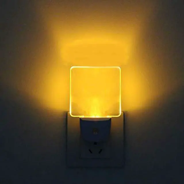 Main image of Night Lights Plug into Wall, UL Listed Soft Warm Amber Color Dusk to Dawn Sensor Plug in Night Light for Baby, Kids, Adults, Bedroom, Hallway, Kitchen, Bathroom, Stairs 2 Pack