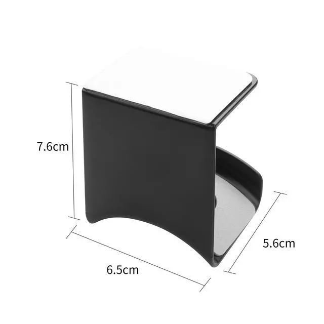 Alt view image 6 of 6 - Headset Hanger Holder Wall Mount, Sticky Headset Stand Holder Clip Under Desk for All Headphone/Controller (Black,Hanging Style)