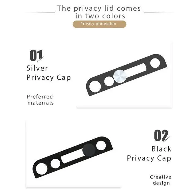 Alt view image 6 of 7 - Phone Front Camera Cover,Webcam Cover Compatible for iPhone X/XS/XR/XS Max, iPhone 11/11 Pro/11 Pro Max,iPhone 12/12 Mini /12Pro /12Pro Max,Protect Privacy and Security,Not Affect Face ID(Black)