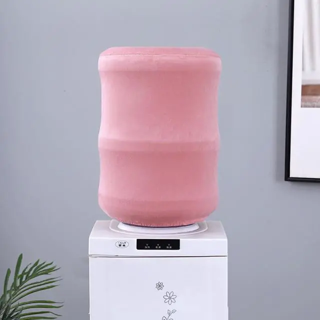 Alt view image 4 of 5 - 5 Gallon Water Dispenser Barrel Dust Proof Cover High Stretchy Water Jug Cover Reusable Water Bottle Cover 5 Gallon Water Cooler Cover for Home Office Hotel(Pink)
