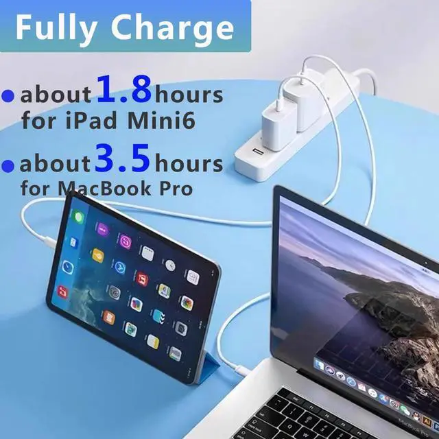 Alt view image 3 of 7 - 60W USB C Charger Cable 3ft, 4-Pack USB C to USB C Cable Fast Charging, USB C to USB C Cord for MacBook Air, Compatible with iMac, iPhone 15, iPad Pro, Laptop, Samsung Galaxy S23, White