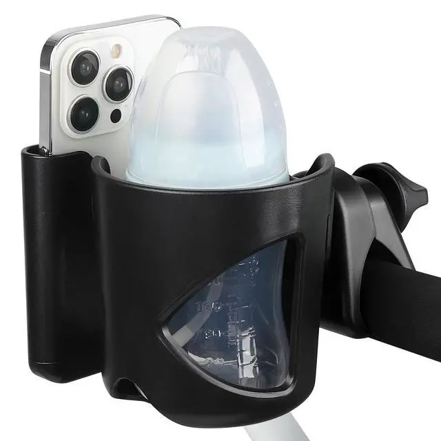 Alt view image 2 of 7 - Stroller Cup Holder, Universal Drinks Holder for Walker Wheelchair Bike